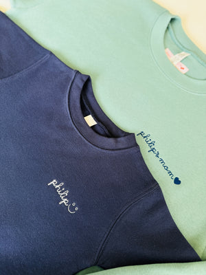 Little Kid Classic Crewneck Sweatshirt - Custom Embroidered