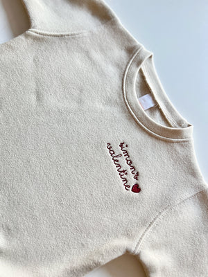 Baby Valentine Crewneck Sweatshirt
