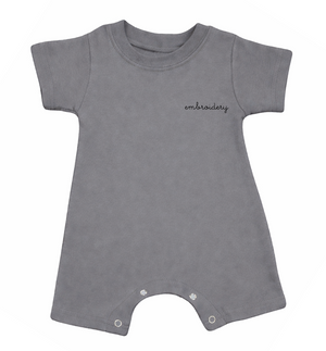 Baby Cotton Romper – Custom Embroidered