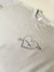 Open Heart Bow + Arrow Adult Supersoft Crewneck Sweatshirt (Personalized)