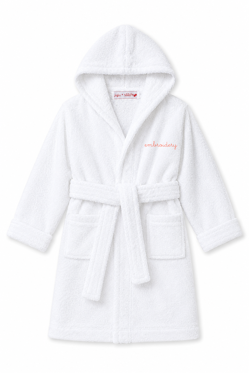 Kids Turkish Cotton Hooded Bath Robe – Custom Embroidered