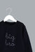 juju + stitch Personalized Custom Embroidered 2T / Navy Big Bro big bro + big sis Crewneck Fleece Sweatshirt
