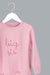 juju + stitch Personalized Custom Embroidered 2T / Pink Big Sis big bro + big sis Crewneck Fleece Sweatshirt