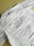 juju + stitch Personalized Custom Embroidered 6/12 Months / White Denim | mini "mini" White Denim Jacket Mommy & Me Rainbow Stitch