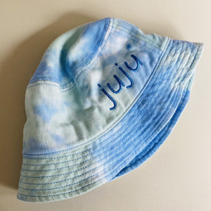 juju + stitch Personalized Custom Embroidered Accessories Adult O/S / Blue Skies Bucket Hat