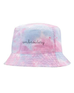 juju + stitch Personalized Custom Embroidered Accessories Adult O/S / Cotton Candy Bucket Hat