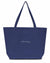 Canvas Tote Bag juju + stitch O/S / Washed Navy custom personalized script embroidered canvas tote bag
