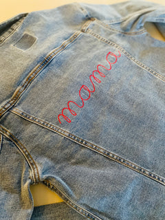 Mama Denim Jacket | Modern Mother's Day Gift for Mom