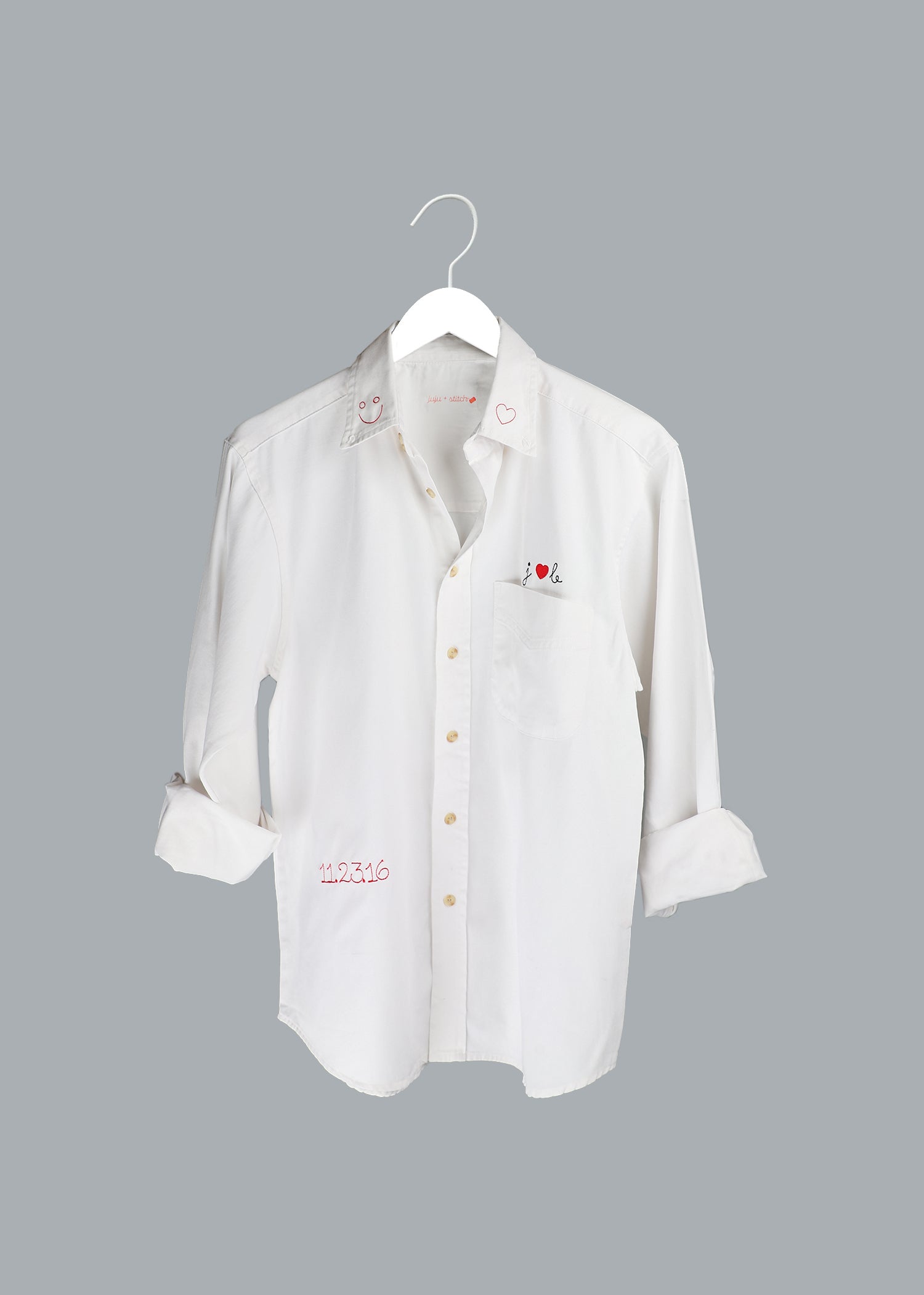 Personalized Button Down | Custom Name Shirt Adult XS / White Personalized Button Down | Custom Name Shirt Adult XS / White