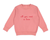 juju + stitch Personalized Custom Embroidered "all you need is love" Little Kid Crewneck Sweatshirt