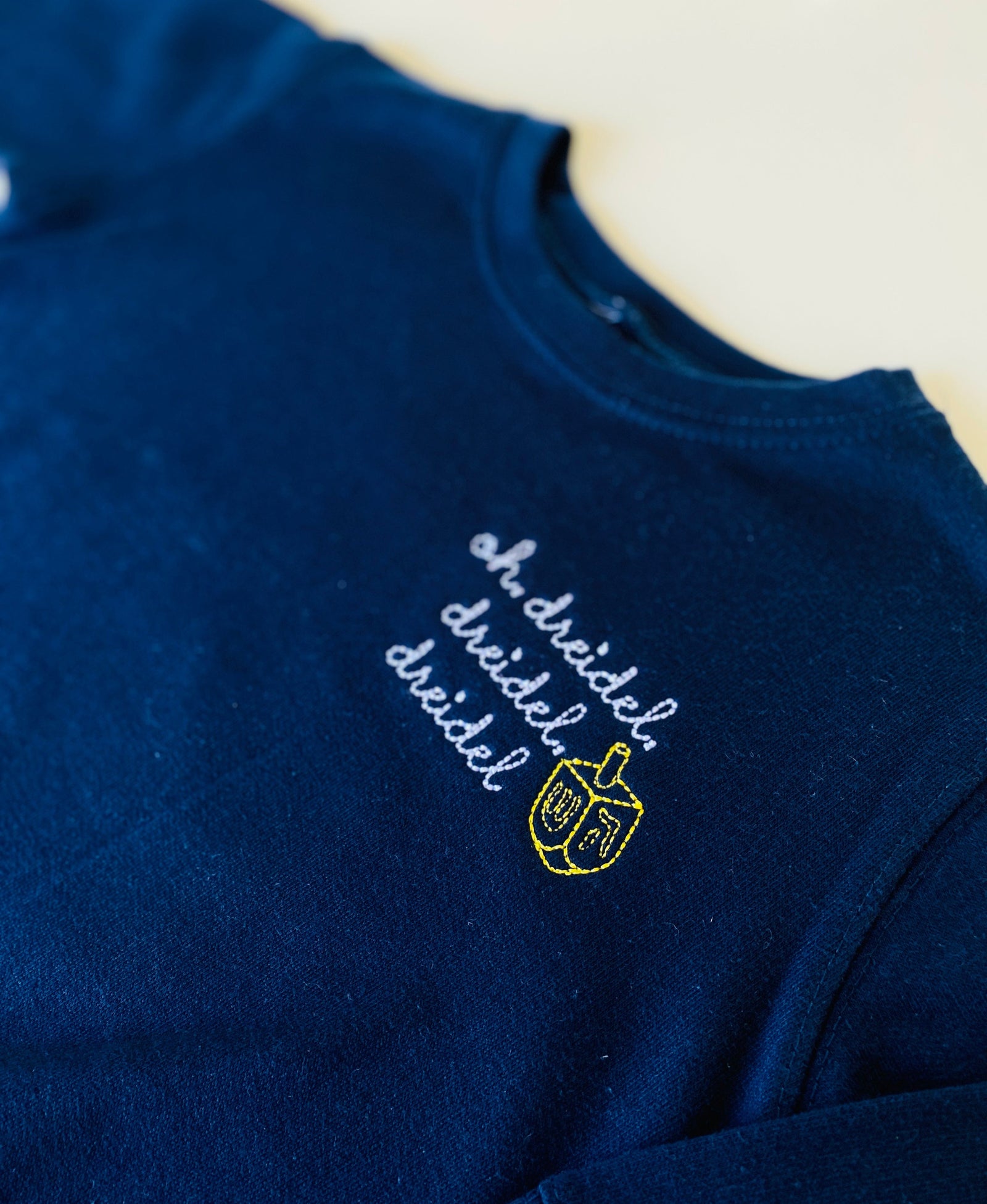 Baby & kids Hanukkah crewneck sweatshirt – dreidel dreidel dreidel