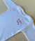 juju + stitch Personalized Custom Embroidered Baby & Toddler White / NB "santa baby" Baby Longsleeve Onesie