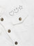 juju + stitch Personalized Custom Embroidered "baby" White Denim Jacket