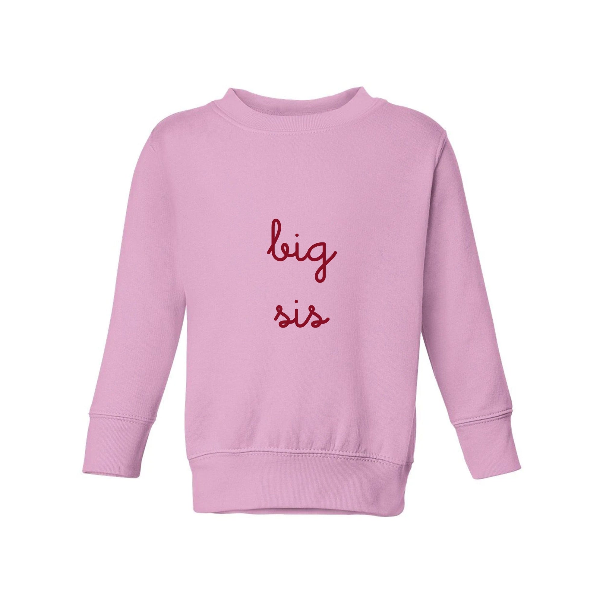 juju + stitch Personalized Custom Embroidered big bro + big sis Crewneck Fleece Sweatshirt