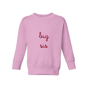 juju + stitch Personalized Custom Embroidered big bro + big sis Crewneck Fleece Sweatshirt