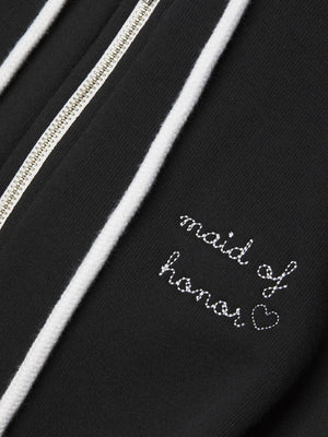 juju + stitch Personalized Custom Embroidered Bride + Bridal Party Adult Zip-Up Hoodie