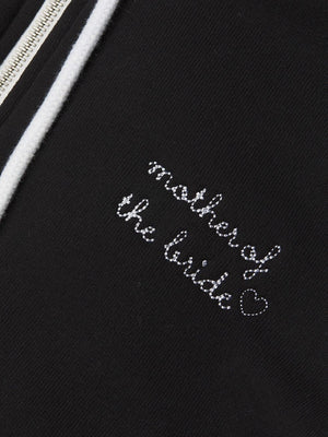 juju + stitch Personalized Custom Embroidered Bride + Bridal Party Adult Zip-Up Hoodie