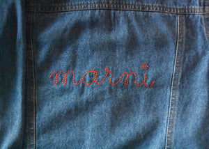 juju + stitch Personalized Custom Embroidered Denim Baby Denim Jacket