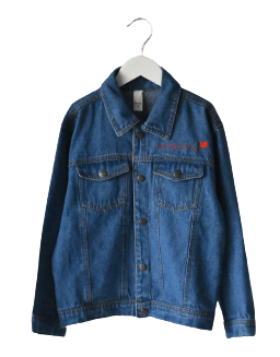 Little kids denim jacket – personalized & custom embroidered