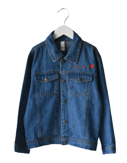 juju + stitch Personalized Custom Embroidered Denim Little Kids Denim Jacket