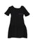 juju + stitch Personalized Custom Embroidered Dress 2T / Black Little Kids Cotton Dress