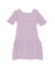 juju + stitch Personalized Custom Embroidered Dress 2T / Lilac Little Kids Cotton Dress