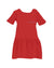 juju + stitch Personalized Custom Embroidered Dress 2T / Red Little Kids Cotton Dress