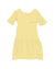 juju + stitch Personalized Custom Embroidered Dress 6M / Baby Yellow Baby Cotton Dress