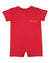 juju + stitch Personalized Custom Embroidered Dress 6M / Red Baby Cotton Romper Baby Gift