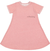 juju + stitch Personalized Custom Embroidered Dress S (6-8) / Tri-Mauve Big Kids French Terry Dress