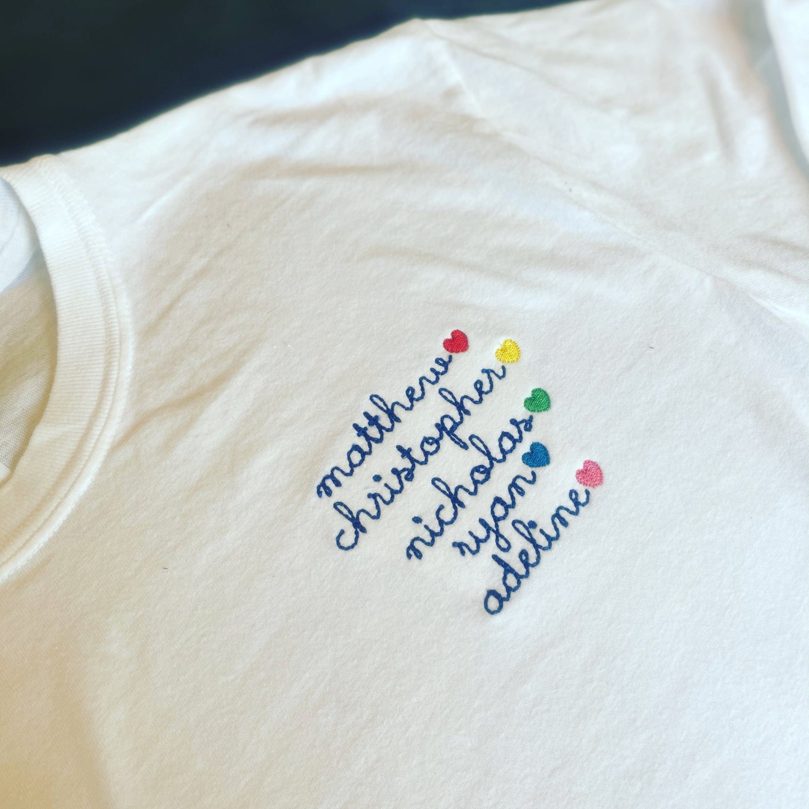 juju + stitch Personalized Custom Embroidered Extra Thread Colors