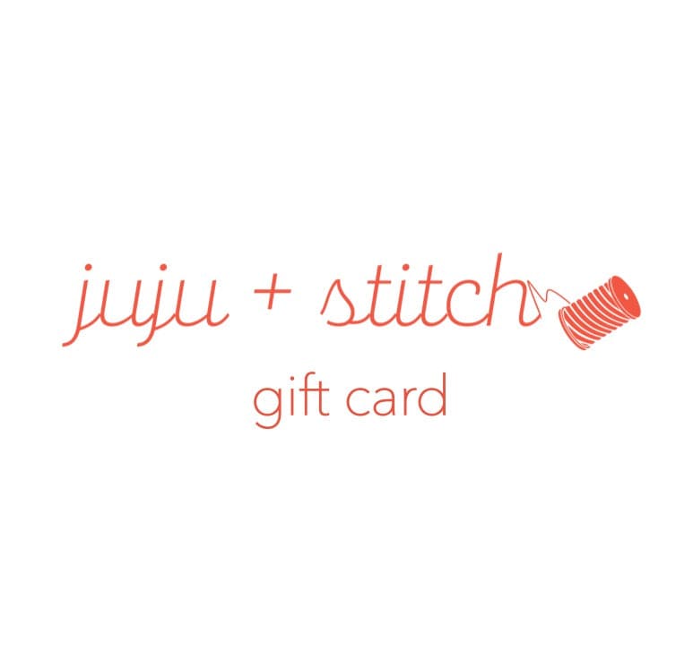 juju + stitch Personalized Custom Embroidered Gift Cards Gift Card