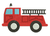 juju + stitch Personalized Custom Embroidered Icons Fire Truck