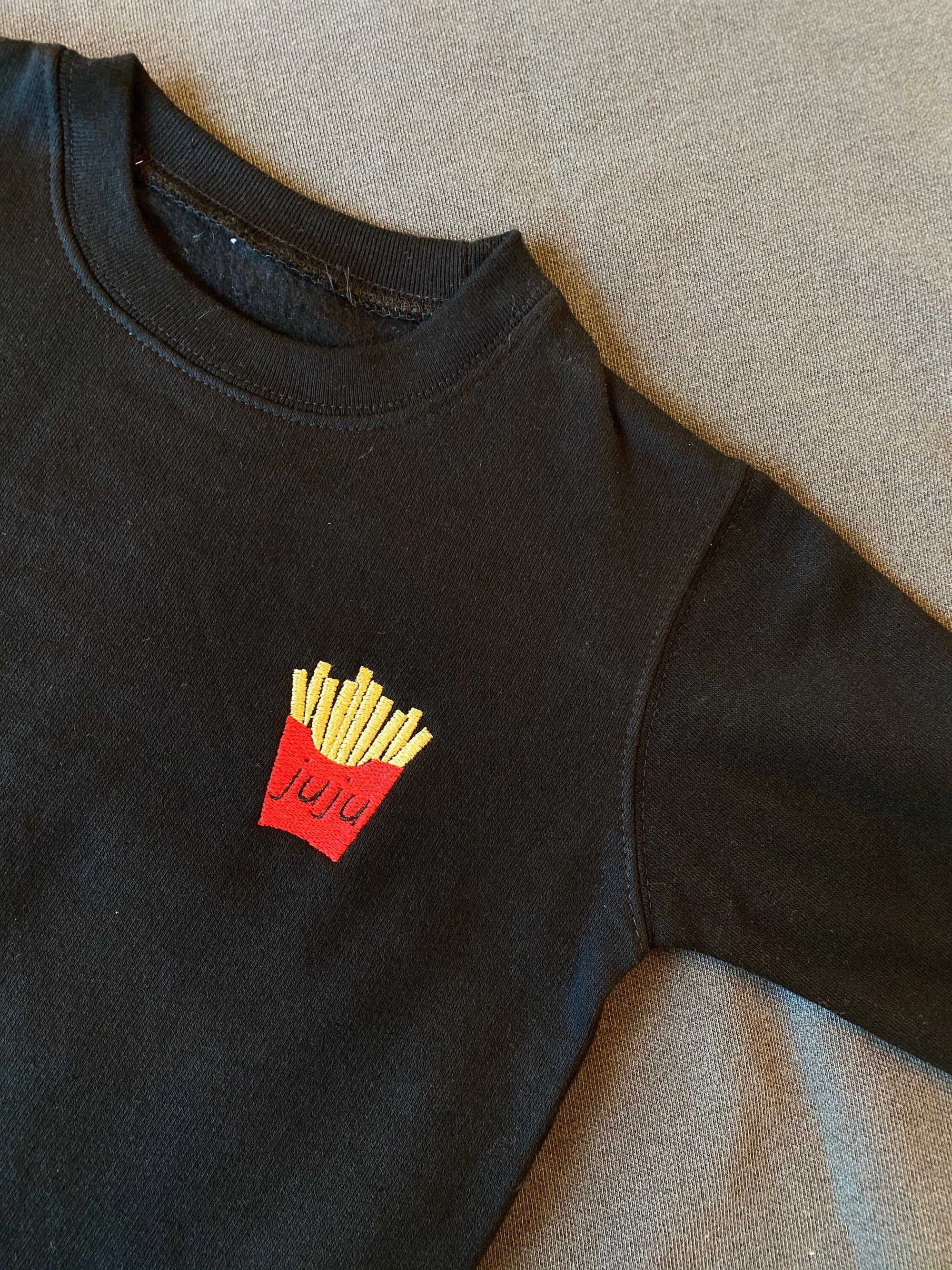 juju + stitch Personalized Custom Embroidered Icons French Fries