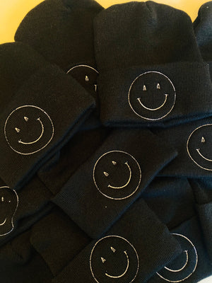 juju + stitch Personalized Custom Embroidered Icons Large Smiley Face (Wink or Standard)