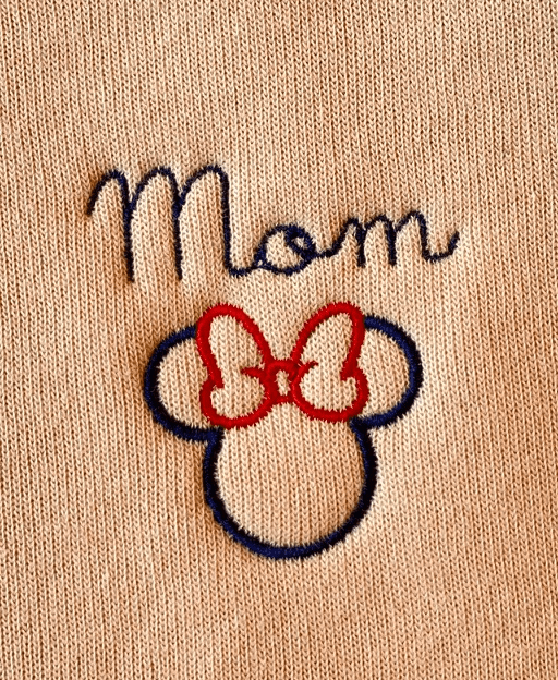 juju + stitch Personalized Custom Embroidered Icons Minnie Mouse