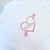 juju + stitch Personalized Custom Embroidered Icons Open Heart Bow + Arrow (special icon add-on)