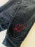 juju + stitch Personalized Custom Embroidered Icons Open Heart Bow + Arrow (special icon add-on)