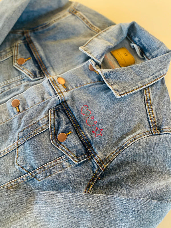 Mama Denim Jacket | Modern Mother's Day Gift for Mom - juju + stitch