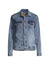 juju + stitch Personalized Custom Embroidered "mama" Adult Blue Denim Jacket