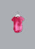 Baby Tie-Dye Shortsleeve Onesie juju + stitch 6M / Spiral Pink custom embroidered script tie dye onesie