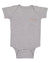 Baby Shortsleeve Onesie juju + stitch Newborn / Heather Gray custom personalized script embroidered baby onesie bodysuit