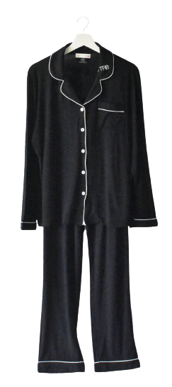 juju + stitch Personalized Custom Embroidered Pajamas Adult Longsleeve Pajama Set