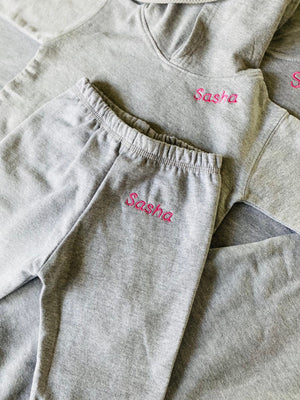 juju + stitch Personalized Custom Embroidered Sweatpants Baby + Little Kid Sweatpants