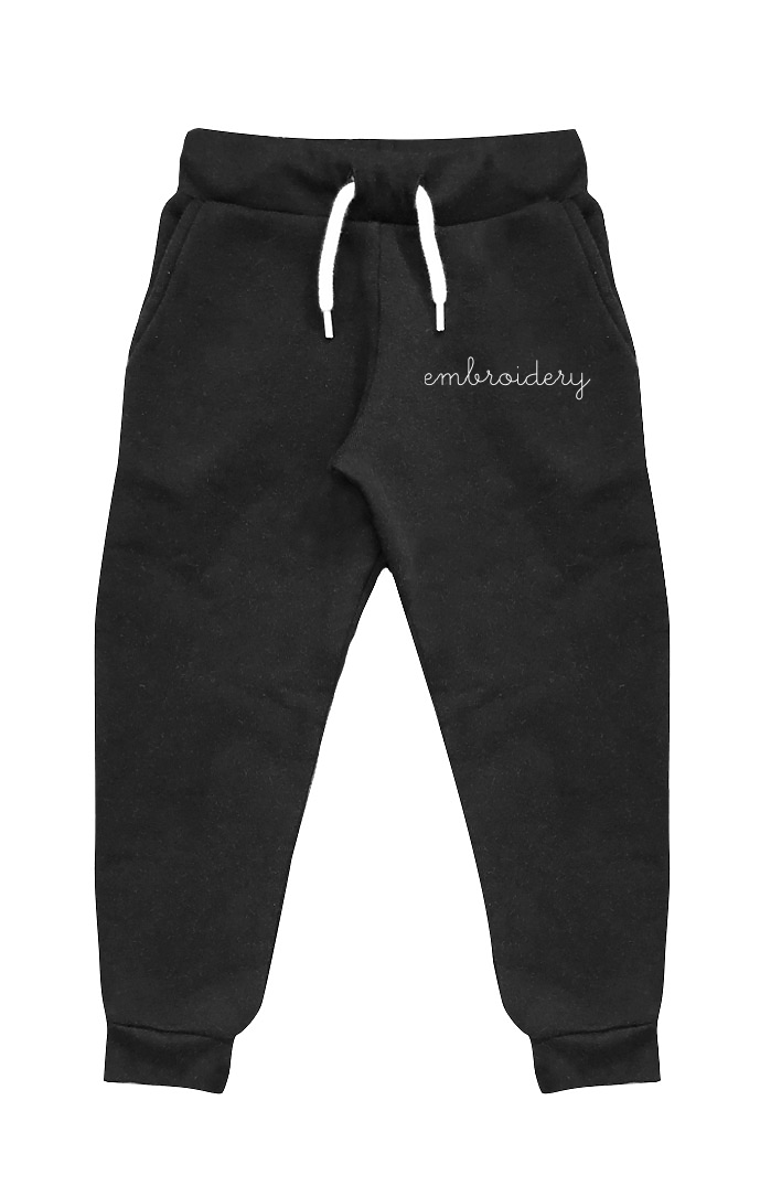 Big Kids Jogger Sweatpants – Personalized & Custom Embroidered | juju + stitch