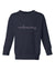 juju + stitch Personalized Custom Embroidered Sweatshirts & Hoodies 6/12 Months / Navy Baby Classic Crewneck Fleece Sweatshirt