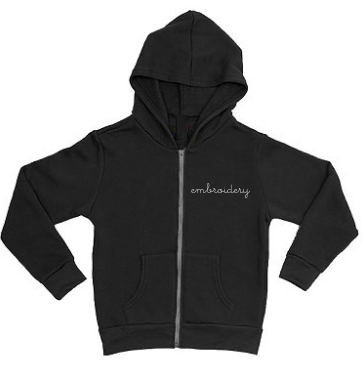 Baby black online zip up hoodie