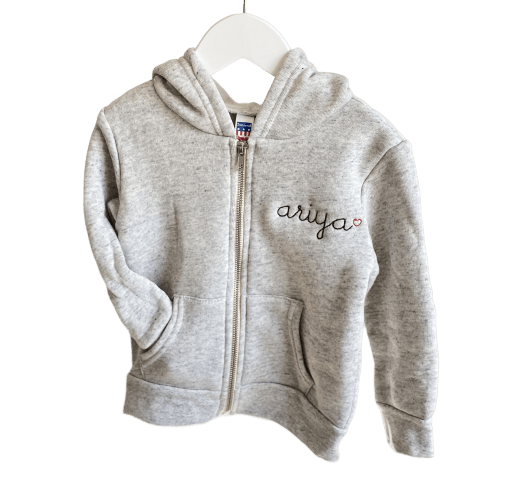 Personalized Kids Zip Up Jacket