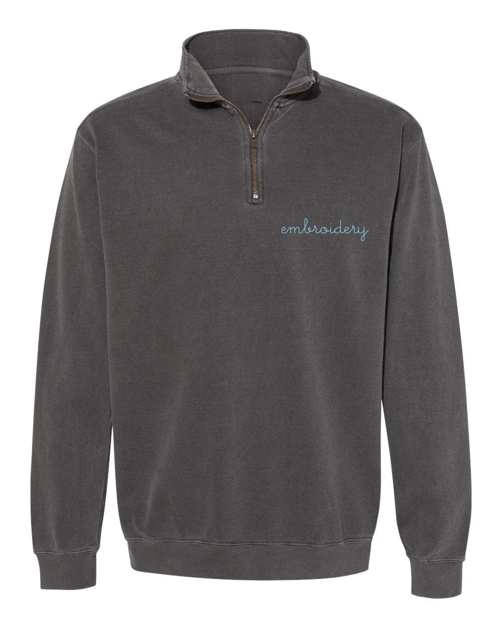 Adult Vintagewash Half Zip Fleece Sweatshirt (Unisex) - juju