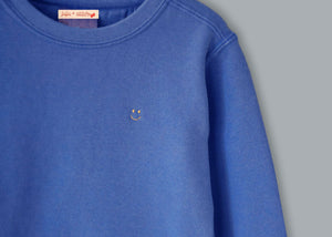 Adult Vintagewash Crewneck Sweatshirt (Unisex) juju + stitch Adult M / Periwinkle custom personalized script embroidered crewneck sweatshirt